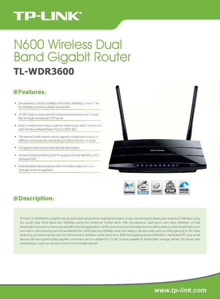 File:TL-WDR3600 V1 datasheet.pdf