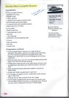 Ricotta filled Courgette Flowers