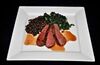 Venison Strip Loin with a Red Wine Sauce