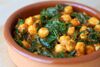 Spinach and Chickpeas : Espinacas con Garbanzos