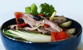 Duck Stir Fry with Peppers and Black Bean Sauce ✅
