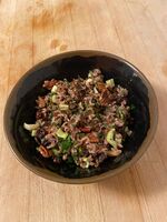Wild Rice Salad with Cranberries & Pecans