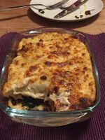 Canelons d'espinacs a la catalana