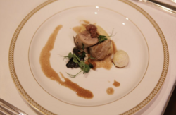 Quail Ballotine, Confit Quail Leg, Crispy Quail Egg, Wild Mushrooms and Quail Jus